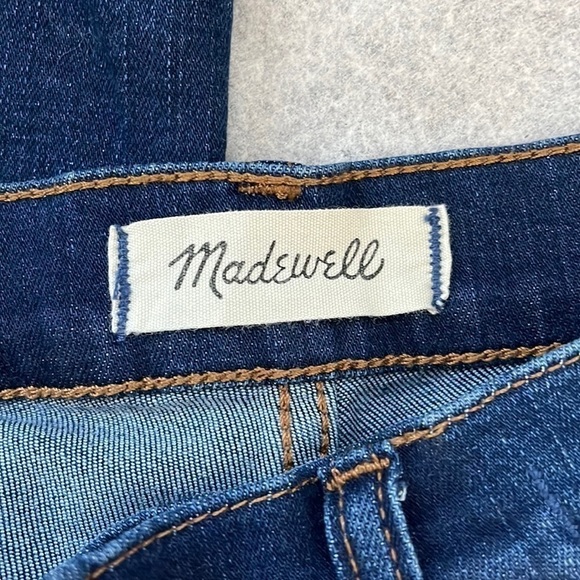 Madewell Medium Rinse Roadtripper high Rise Skinny Blue Denim Jeans - Picture 4 of 12